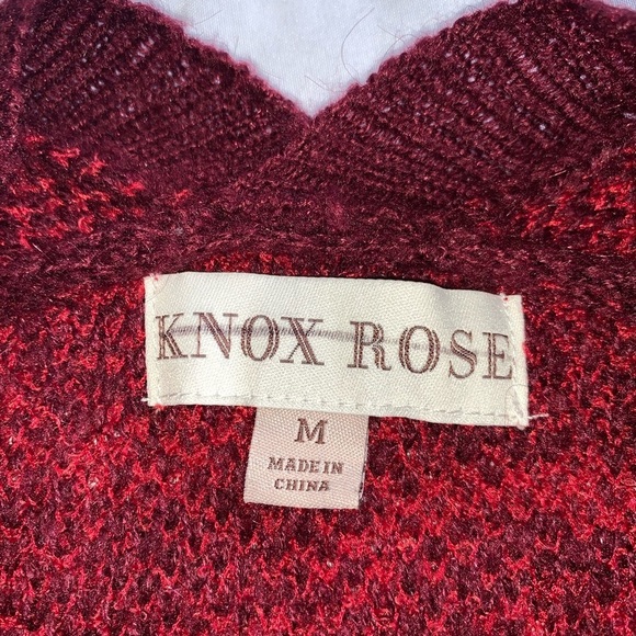 NEW Knox Rose Floral Red/Burgundy Cardigan - Picture 4 of 5